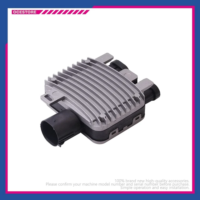 Alt view image 4 of 5 - Ocestore AJ51-15-15YA Cooling Fan Unit Control Module 7T438C609BA Compatible with S60 S80 V70 XC70 XC60 7G919A819AA Cooling Fan Module 940004300