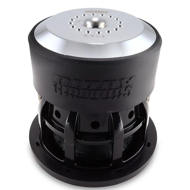 Alt view image 4 of 4 - Sundown Audio X v.4 8" Dual 4 Ohm Subwoofer 1000W RMS, Triple Stacked Magnet, 3" VC, Mega-Roll v.2 Surround, High Excursion 19mm Xmax, Deep Bass Optimized for Small Ported Boxes