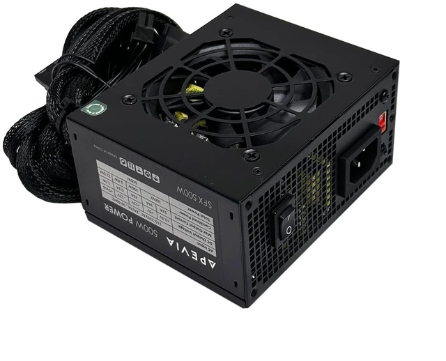 Main image of APEVIA PS-SFX500W 500W SFX Power Supply for Small Form Factor PC Builds