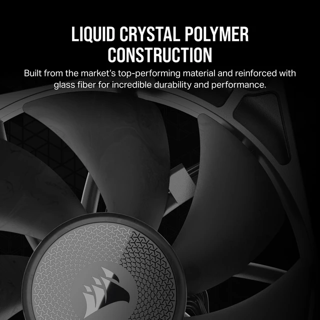Alt view image 5 of 5 - CORSAIR iCUE Link RX140 140mm PWM Fan - Magnetic Dome Bearing - Single Fan - Black
