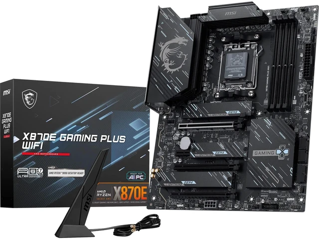 Main image of MSI X870E GAMING PLUS WIFI Motherboard, ATX-Ryzen 9000/8000/7000, AM5, DDR5