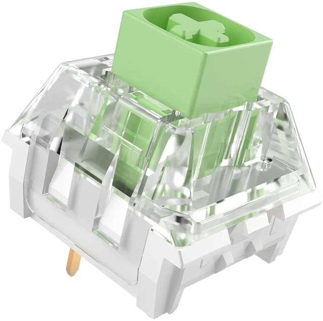 Main image of Kailh Box Jade Switches for Mechanical Gaming Keyboard,3-Pin 50gf Clicky/lubed/Dust&Waterproof Switches(108Pcs,Kailh Box Jade)
