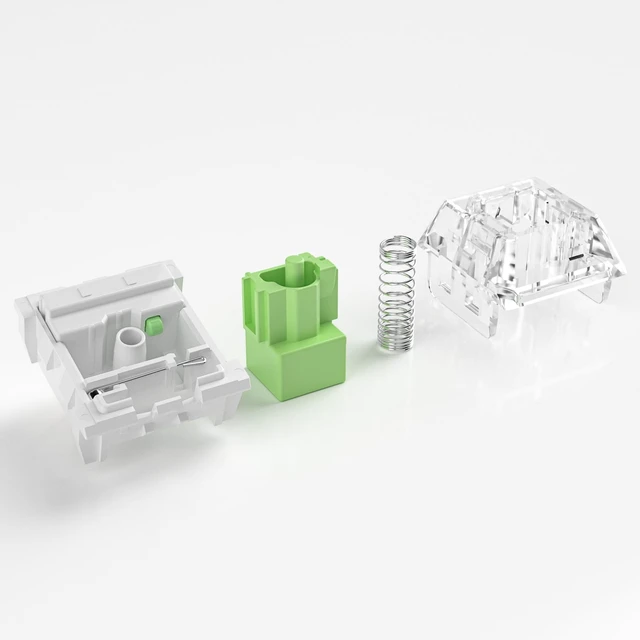 Alt view image 3 of 5 - Kailh Box Jade Switches for Mechanical Gaming Keyboard,3-Pin 50gf Clicky/lubed/Dust&Waterproof Switches(108Pcs,Kailh Box Jade)