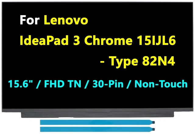 Main image of JHK JIEHONGKE LCD Screen for Lenovo IdeaPad 3 Chrome 15IJL6 - Type 82N4