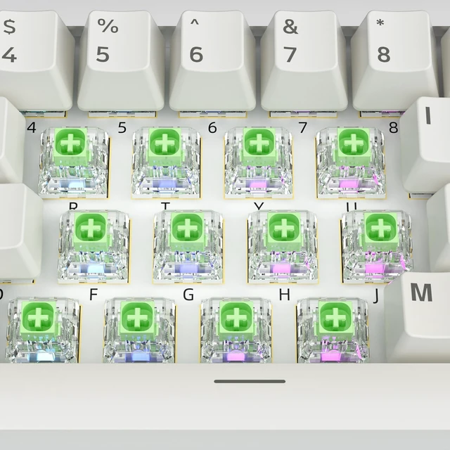 Alt view image 5 of 5 - Kailh Box Jade Switches for Mechanical Gaming Keyboard,3-Pin 50gf Clicky/lubed/Dust&Waterproof Switches(108Pcs,Kailh Box Jade)