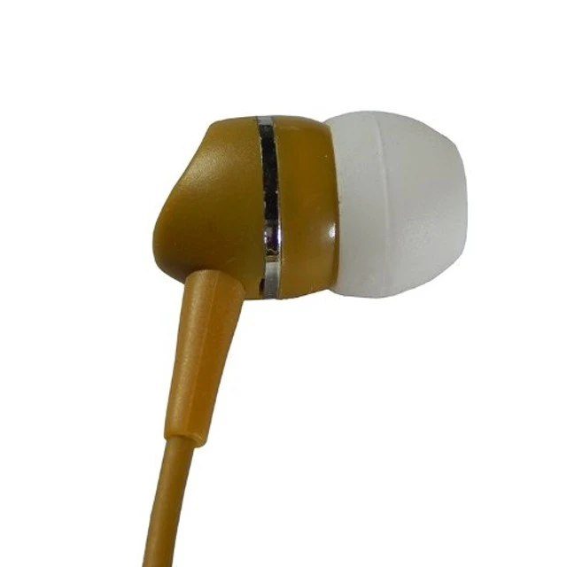Alt view image 2 of 5 - 1-Bud-B Brown Earphone w/Heavy-Duty Cord