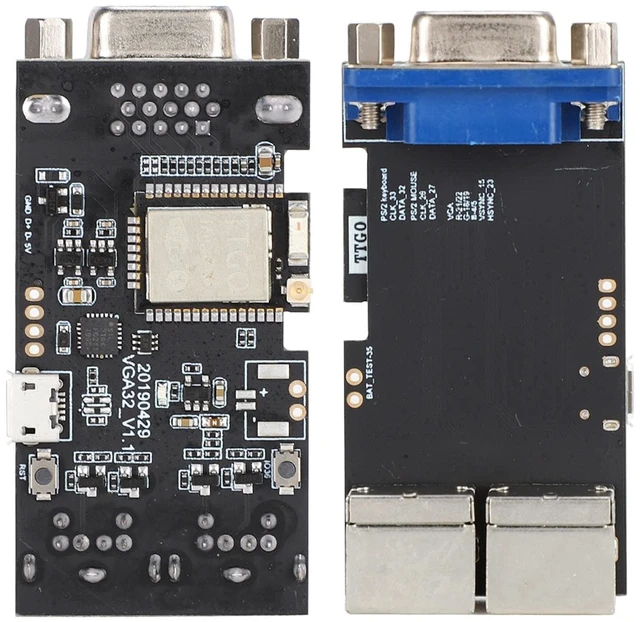 Main image of VGA Control Module, High Performance Based VGA32 Keyboard PS2 Control Board with Micro32 Chipset for Retro Gaming and Embedded Systems 6.5x3.2x1.6cm