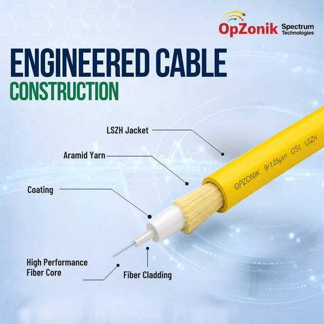 Alt view image 3 of 5 - OpZonik 3M - 4Pack LC/APC to SC/APC Fiber Optic Patch Cable Single Mode Simplex Optical Patch Cord 9/125m Fiber Optic Cable LC APC-SC APC 3 Meter (9.8ft) Pack of 4