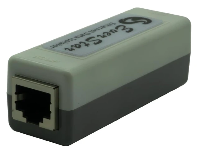 Alt view image 4 of 5 - EverStar MI30XG 10G/5G/2.5G Galvanic Network Isolator, Light/Dark Gray