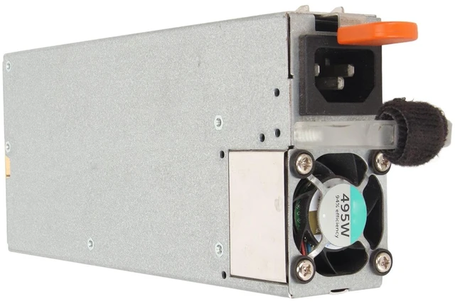 Main image of EBTOOLS E495E S1 Power Supply, 495W Server Power Unit, Easy Installation Power Module with Metal Casing Cooling Fan, for R530 R630 R730 R730XD T430 T630, 100 to 240