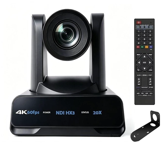 Main image of 4K 60fps NDI PTZ Camera Full NDI HX3 4K 60fps Output,20X Optical Zoom, AI Auto-Tracking Camera with 3G-SDI/HDMI/USB/LAN/PoE/IP for Church Worship, Conference, Event Online Live Streaming, ME20