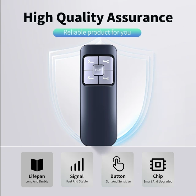 Alt view image 3 of 5 - New Remote Control for Richmat HJH103 Adjustable Bed Base RF.61.05.01 X3
