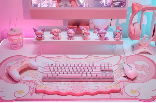 Alt view image 3 of 5 - Cherry MX 8.2 TKL Wireless XAGA, Tenkeyless Mechanical Gaming Keyboard, Bluetooth, 2.4 GHz & Wired Mode, Double-Shot PBT Keycaps, MX2A Brown Switches, Pink
