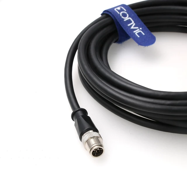 Alt view image 4 of 5 - Eonvic M12 Ethernet Cable X-Code 8 Pin Male to 8 Pin Male Cat6A High Flex Shielded Industrial Gigabit for Cognex in-Sight 8000 DataMan 260/360 (8M)
