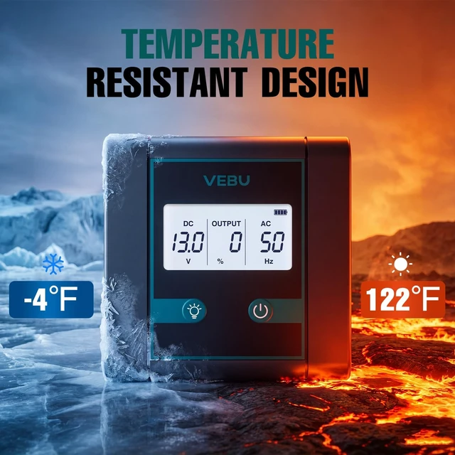 Alt view image 5 of 5 - Remote Control LCD Panel for VEBU Pure Sine Wave Inverters Only