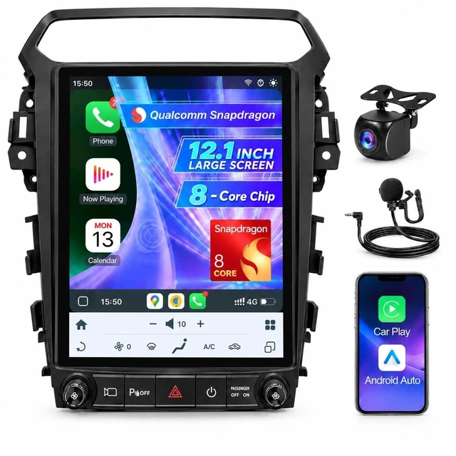 Main image of 12.1" Qualcomm Car Radio for Ford Explorer 2011-2019 Upgrade