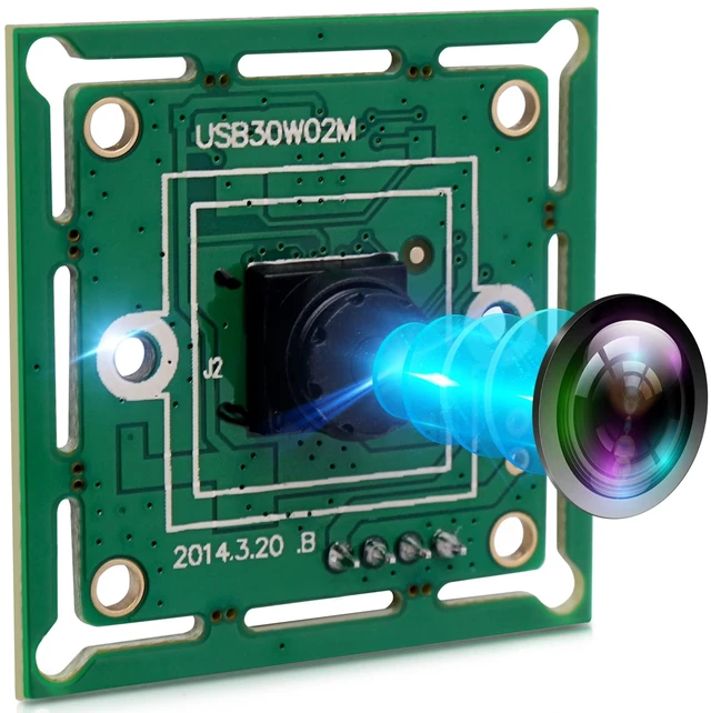 Main image of IFWATER USB Camera Module 45 Degree Lens USB Camera 60fps High Speed Camera 10.2Inch Mini Webcam for Industrial Machine Supports Most OS with 3.3ft/1m Cable for Laptop Raspberry Pi Jetson Nano