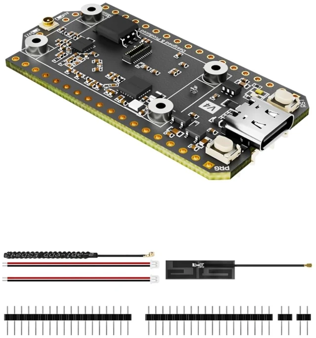 Main image of MESHYEAOFAH Meshtastic LoRa V4 No Screen - ESP32S3 SX1262 WiFi Bluetooth