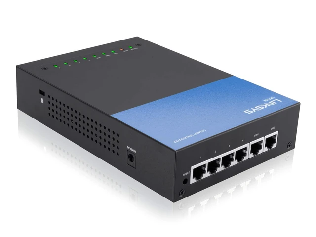 Alt view image 2 of 5 - Linksys Business LRT224 Dual WAN Gigabit VPN Router