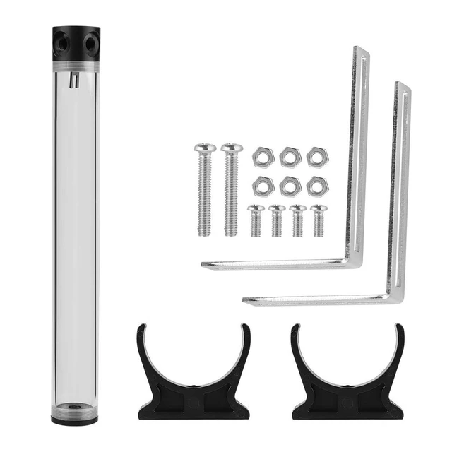 Alt view image 3 of 4 - Dioche 300mm Pc Reservoir 50mm Diameter G1/4 Thread DIY Extra Long Cylinder Water Cooled for Computer Cooling - 400mm Length - Durable POM Material for Enhanced Heat Dissipation (400mm)