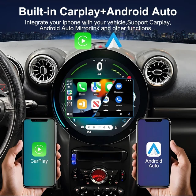 Alt view image 3 of 5 - 11.8" Car Stereo Radio for MINI Cooper Countryman Paceman R60 R61 2011-2016