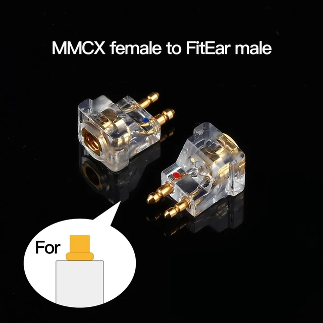 Alt view image 3 of 5 - Easy Dock Lab FitEar Adapter to MMCX or 2Pin 0.78mm for FitEar TG334, TG335, Pure, Silver, IEM Bluetooth Adapter, FitEar Male to MMCX or 2Pin Flat Female (Fitear to MMCX)