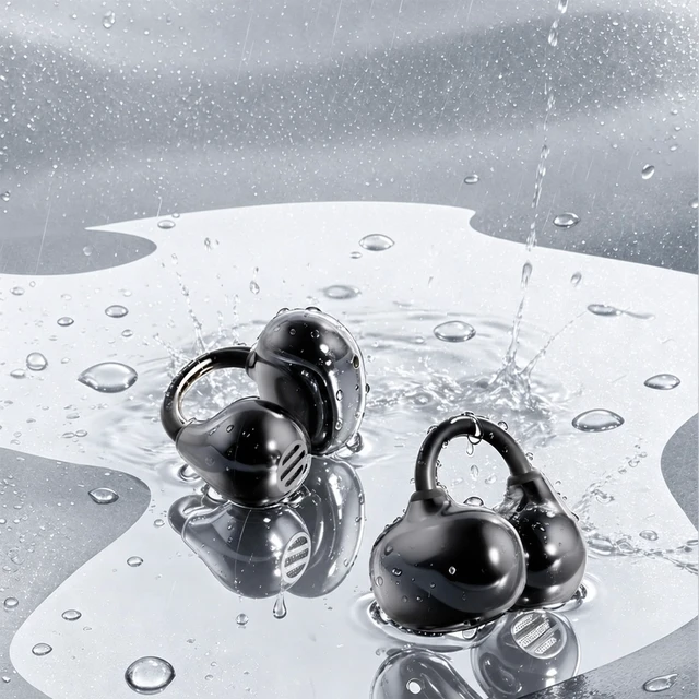 Alt view image 4 of 5 - ROEL-PLAY Open Ear Clip On Wireless Earbuds, White