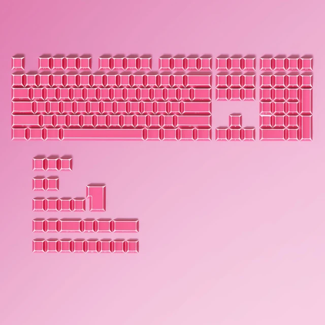 Alt view image 4 of 5 - surmen PBT Keycaps Cherry Profile for Gaming Keyboard (Shadow Rose)