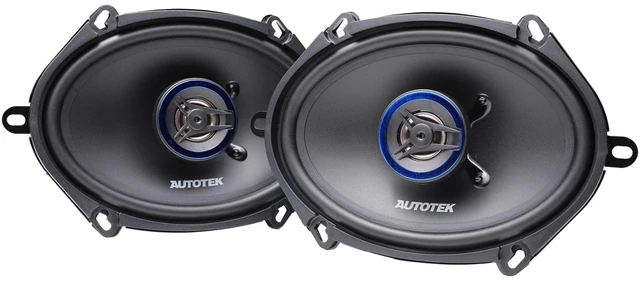 Main image of Autotek Street Machine Car Audio Coaxial Speakers, Pair,2 Way, 5"x7"/6"x8" Speakers