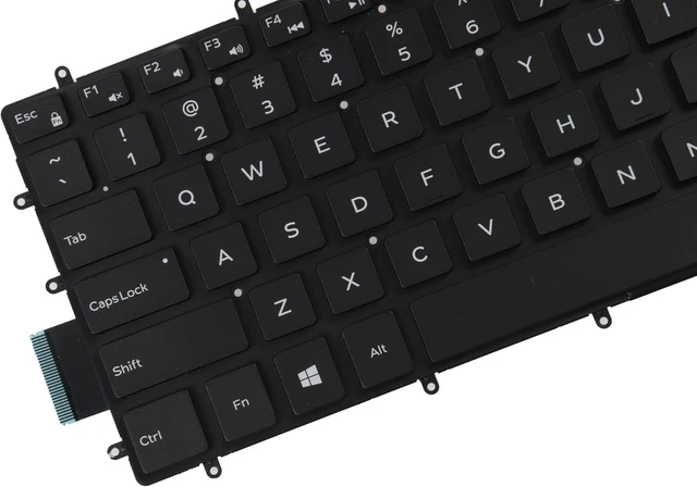 Alt view image 2 of 5 - Laptop Keyboard with White Backlit Replacement for Dell G3 3500 3579 3590 3779 G5 5500 5587 5590 G7 7590 7588 7790 Series Gaming Notebook(White Print)