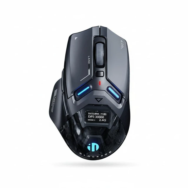 Main image of INPHIC IN9 Ultra Wireless Gaming Mouse with Custom Display 30K DPI - Black