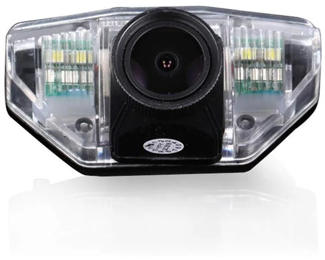 Main image of HD 20MM IP68 1280Pixels Auto Vehicle Car Van 170 Wide Angle License Plate Light Rear View Reversing Backup Camera Parking Aids System Compatible with Honda Fit Se dan/CRV/Odyssey/Crosstour