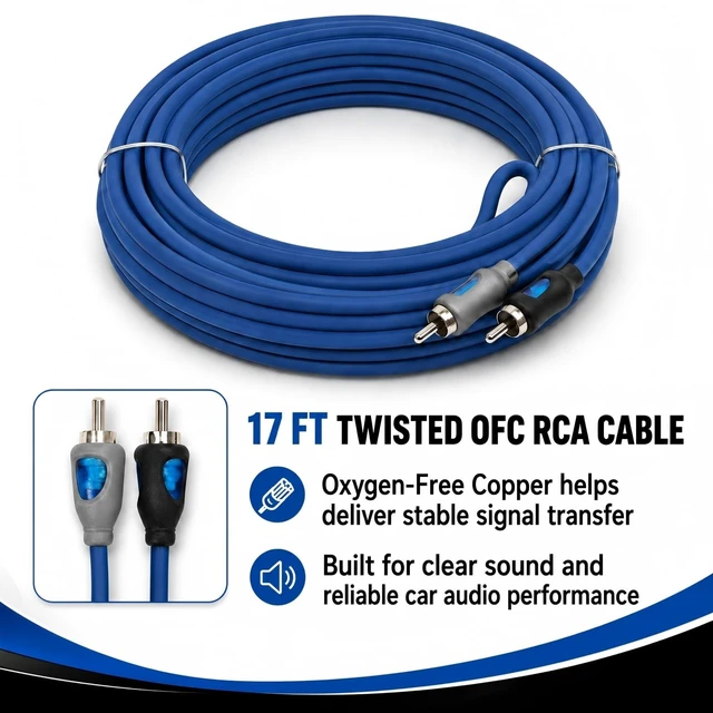 Alt view image 4 of 5 - 8 Gauge Amp Wiring Kit for Car Audio Systems, Subwoofers, Speakers and Amps