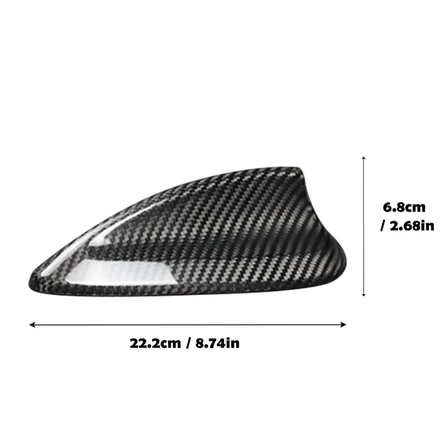Alt view image 2 of 5 - SUNJIKA Shark Fin Antenna Cover for BMW 1 2 3 5 6 X1 X2 X3 X4 X5 X6 X7