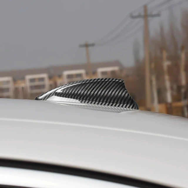 Alt view image 3 of 5 - SUNJIKA Shark Fin Antenna Cover for BMW 1 2 3 5 6 X1 X2 X3 X4 X5 X6 X7