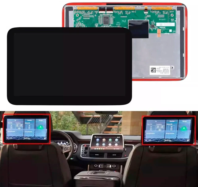 Main image of 12.6" Headrest Back Seat LCD Display Touch Screen for Chevy GMC 2021-2024