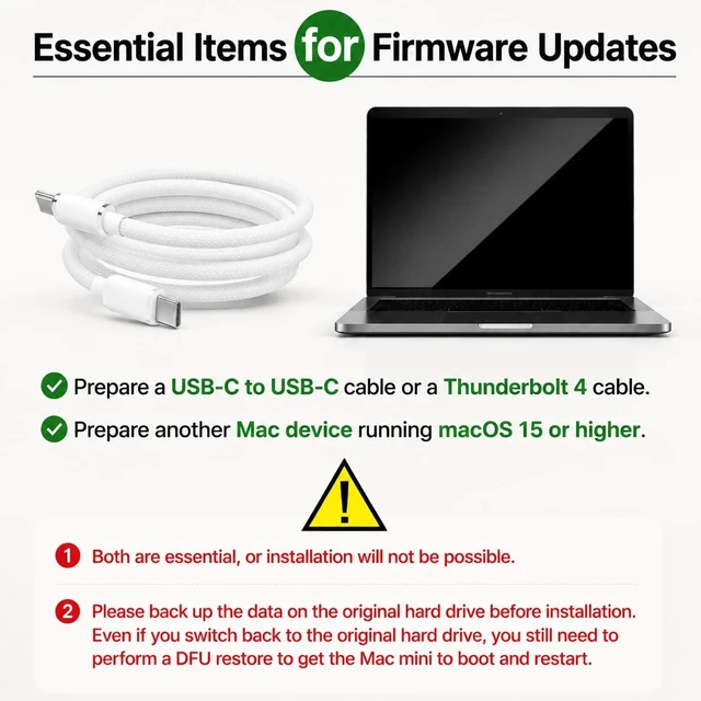 Alt view image 3 of 5 - Budsyvox Mac mini M4 SSD 2TB Replacement Upgrade for Mac mini M4