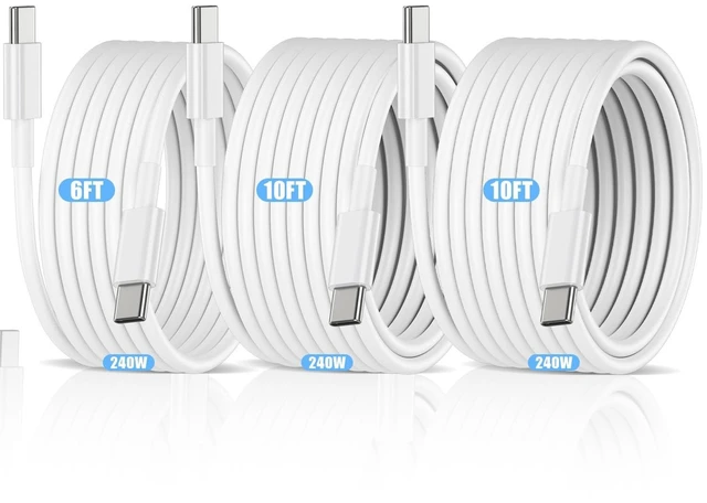 Main image of 240W USB C to USB C Cable , Type C Fast Charging Cord for iPhone 18/17 Pro