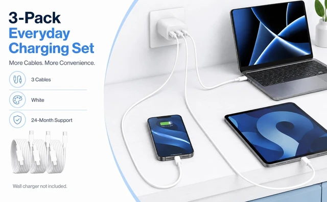 Alt view image 3 of 5 - 240W USB C to USB C Cable , Type C Fast Charging Cord for iPhone 18/17 Pro