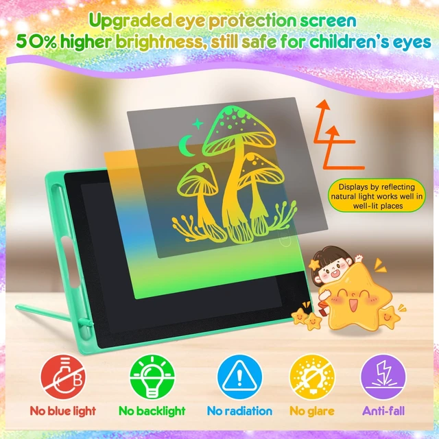Alt view image 2 of 5 - 24 Pack LCD Writing Tablet for Kids 8.5 inch LCD Writing Board Erasable Colorful Doodle Board Drawing Tablet Educational Learning Toys Birthday Gifts for Kids Age 3 4 5 6 7 8 9(Rounded Corner)