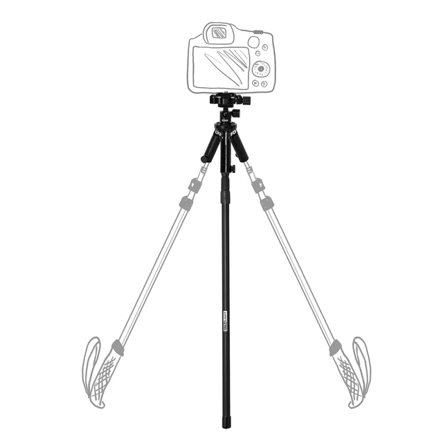 Alt view image 4 of 5 - Ultralight 3.8oz/52in Trekking Pole Tripod Leg - The Third Leg - for Stool ULTripod - Carbon Fiber - The Lightest Tripod for Hiking and Speed Guaranteed