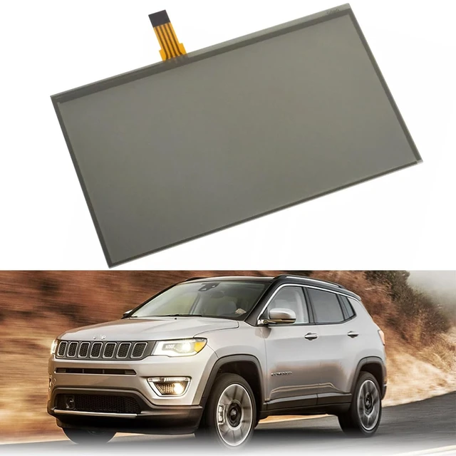 Alt view image 4 of 5 - Micarun Touch Screen Digitizer Glass on Navigation Radio LCD 6.5 inch 8 Pin for 2011-2018 Jeep Wrangler JK Uconnect MyGIG 430 RBZ RB2 430N RHB Stereo Receivers Radio