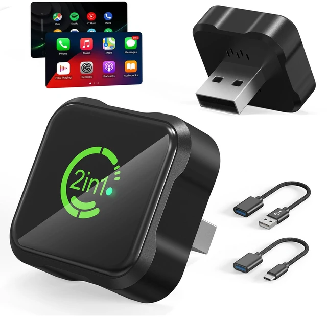 Main image of Upgraded Wireless CarPlay & Android Auto Adapter