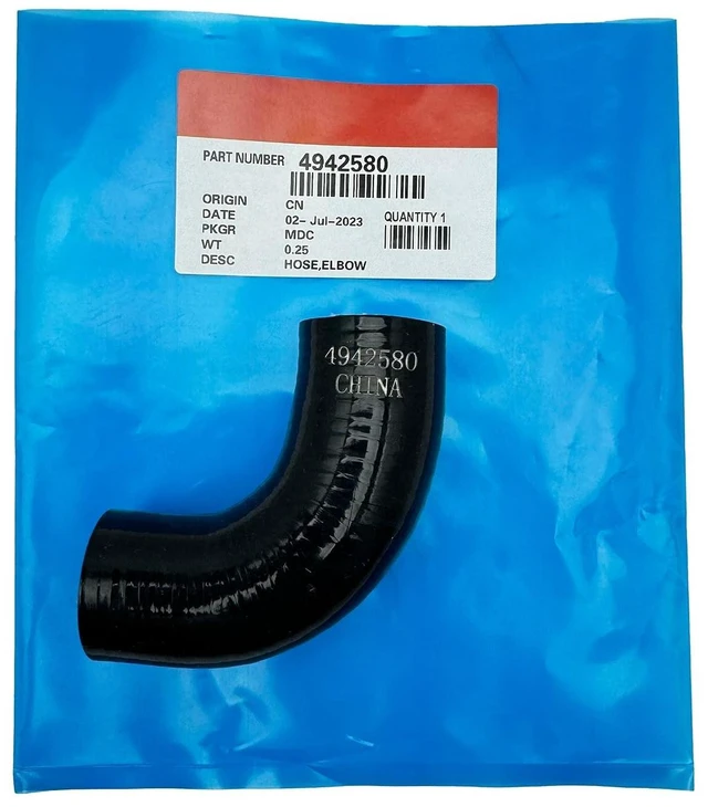Main image of 4942580 3697611 Elbow Hose 3697611F Fits for Cummins ISB6.7 QSB6.7 ISC QSC8.3 QSL9 Engine