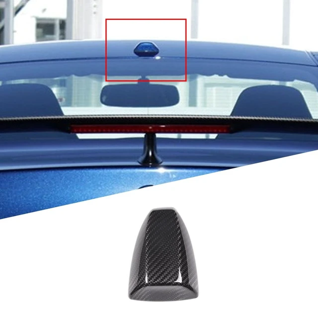 Alt view image 2 of 5 - Car Exterior Roof Shark Fin Antenna Trim Cover,Fit for Nissan GTR R35 2008-2016,Real Hard Carbon Fiber Auto Decoration Accessories (Black Carbon Fiber)