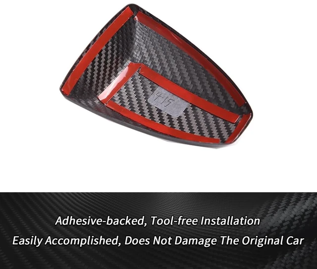 Alt view image 5 of 5 - Car Exterior Roof Shark Fin Antenna Trim Cover,Fit for Nissan GTR R35 2008-2016,Real Hard Carbon Fiber Auto Decoration Accessories (Black Carbon Fiber)