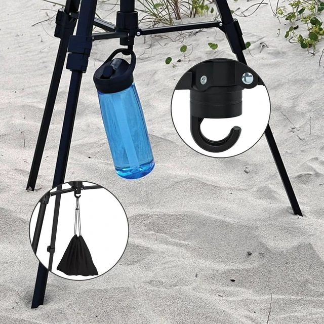 Alt view image 5 of 5 - Creative Mark Apex Tripod for Camera - Lightweight Aluminum Camera Tripod Stand with 360 Pan, 90 Forward Backward & Side Tilt, Adjustable Height, Quick-Release Plate and Nylon Carrying Case