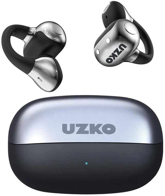 Main image of UZKO Clip-On Earbuds,Three Audio Modes,Bluetooth 6.0 Wireless Earbuds