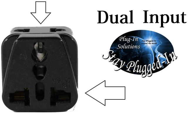 Alt view image 4 of 5 - US to South Africa Travel Adapter Plug for USA/Universal to Africa Type M N D E (C/F) AC Power Plugs Pack of 4