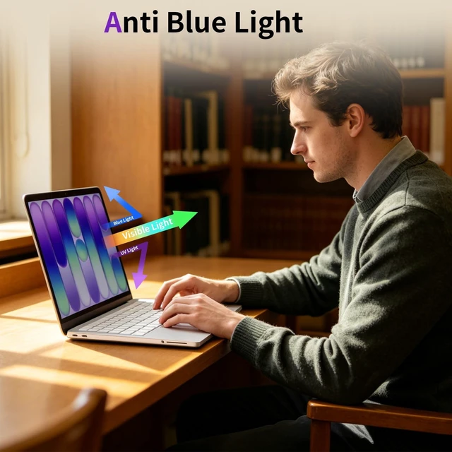 Alt view image 4 of 5 - Fotbor 2 Pack for 2026 MacBook Neo 13-Inch Anti Reflective Screen Protector